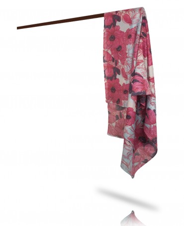 Палантин Женский SN40-GRANDE.FLEUR/MER.BLEUE